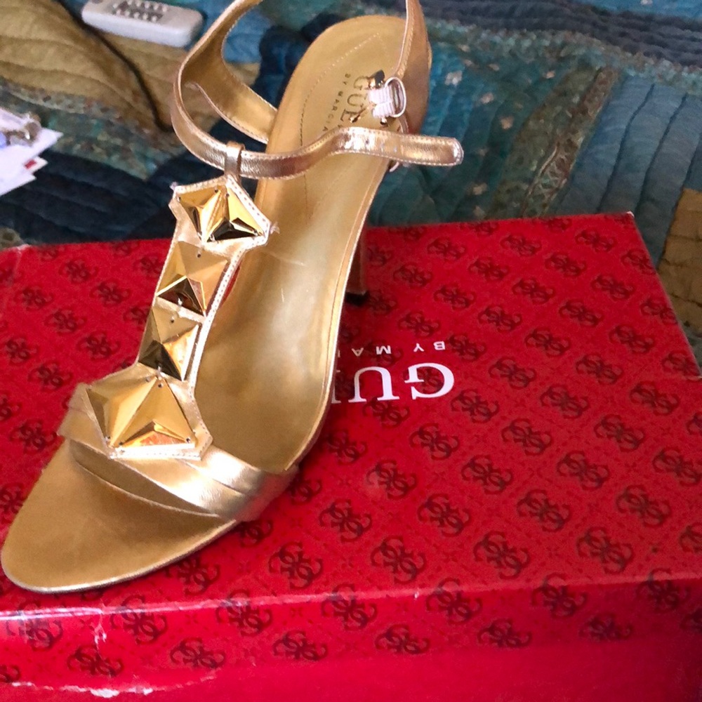 Gold heels